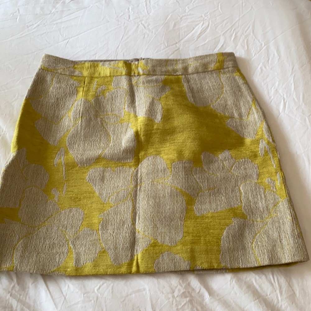 Zara linen short pencil skirt M